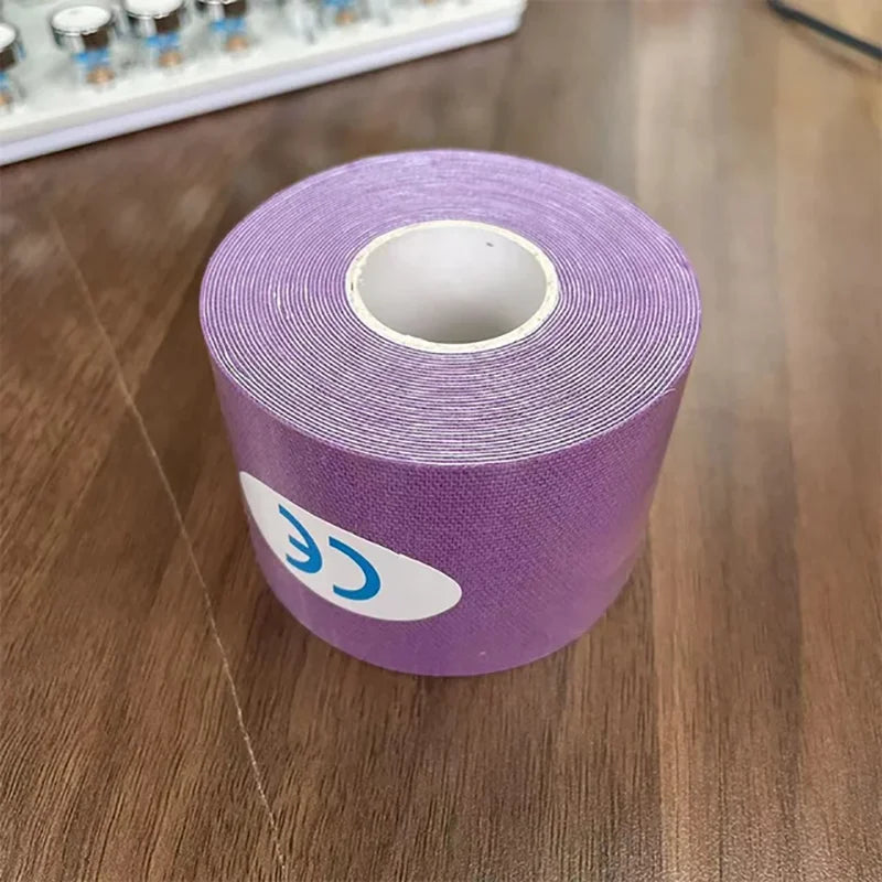 PURPLE Color Kinesiology Sports Tape Roll for Muscle Support